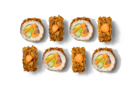 Inside Out Spicy Salmon & Crunch